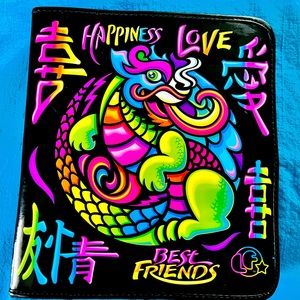 Lisa Frank vintage Dragon Binder